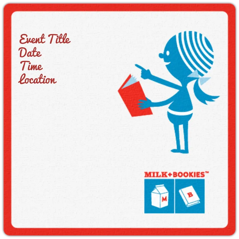 Milk + Bookies card