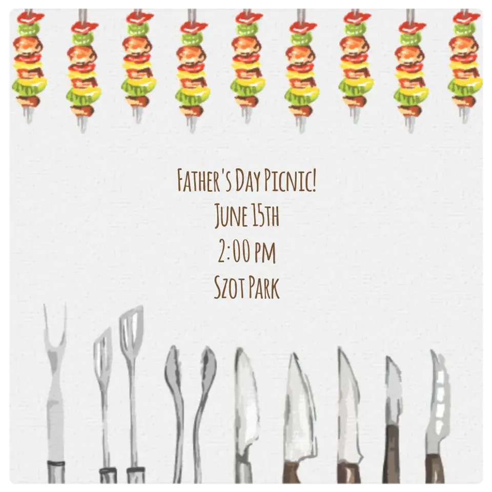 BBQ Tools card
