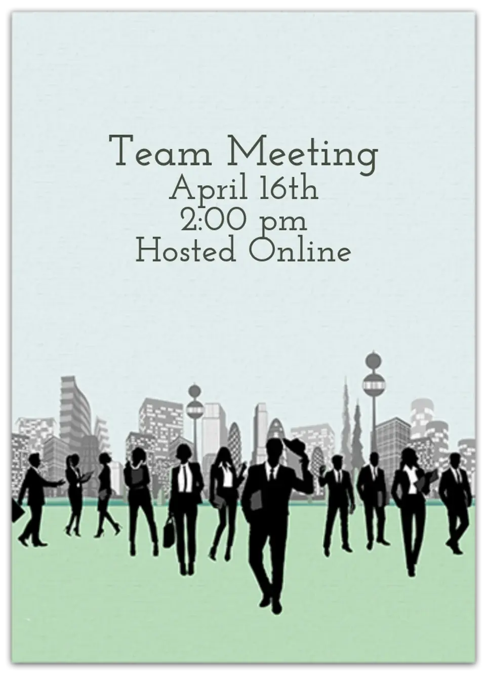 Conference card
