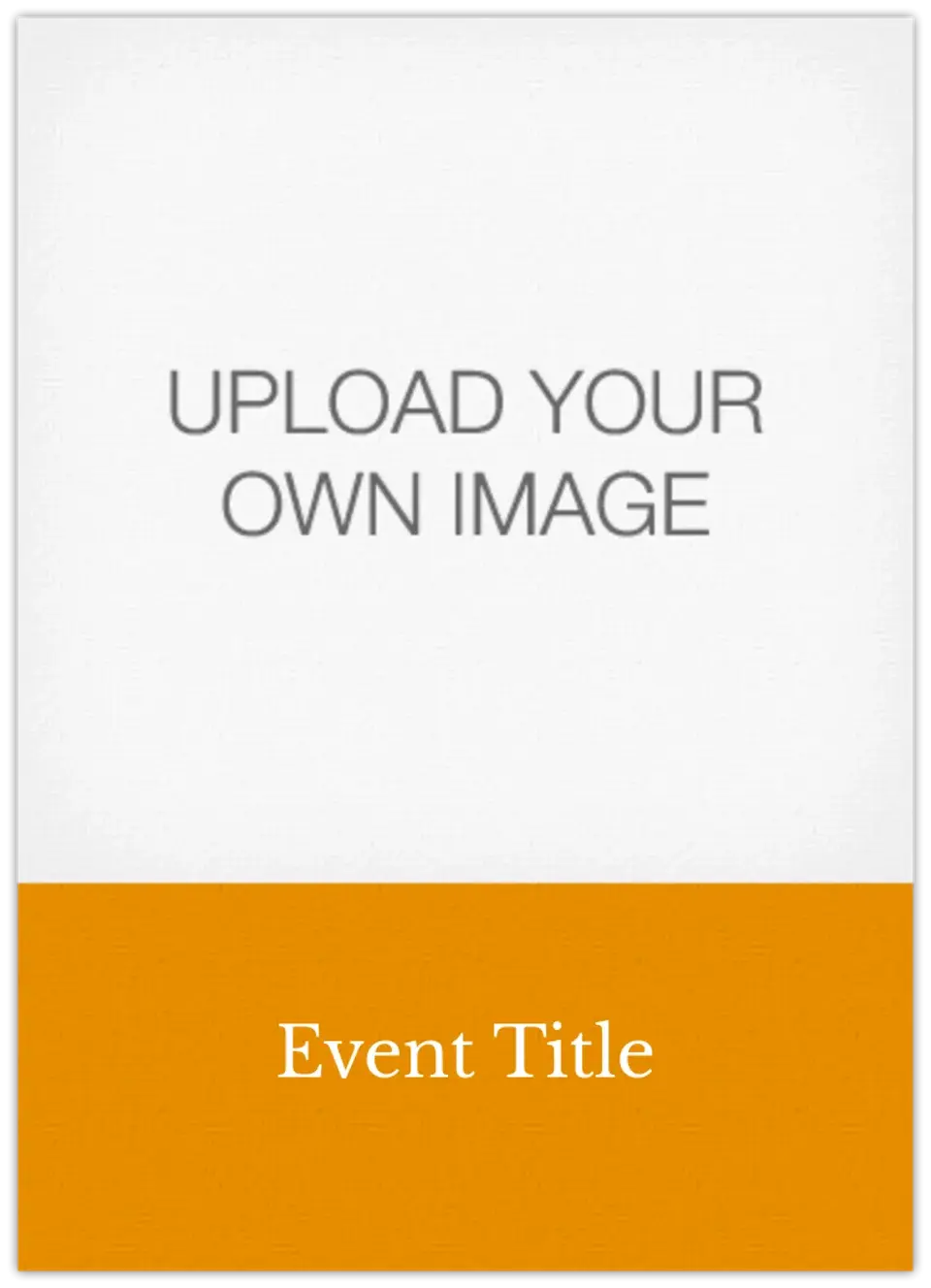 DIY - Orange Big Top card image