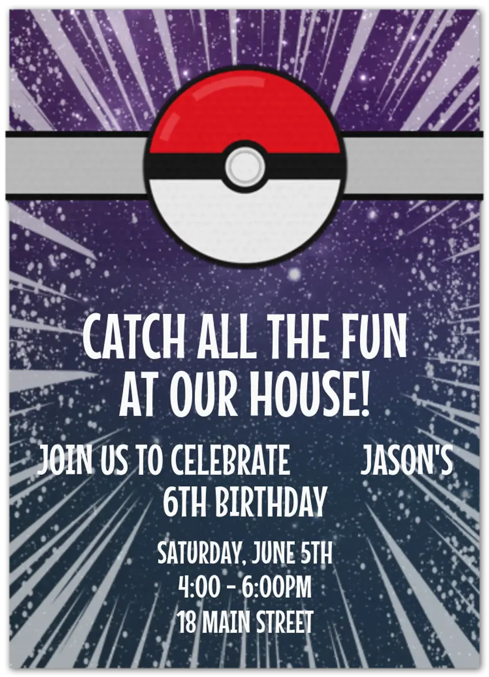 Trading Party card
