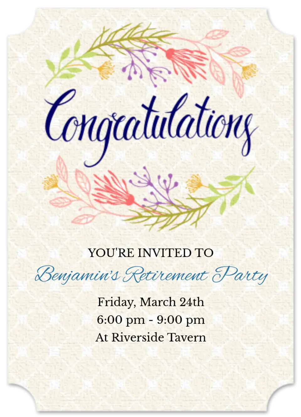 Retirement Congrats card