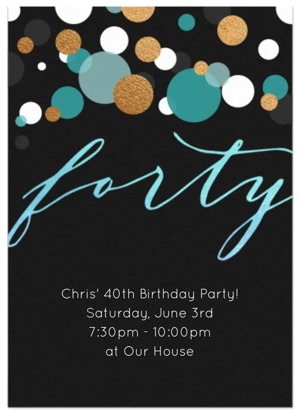 Forty Blue card