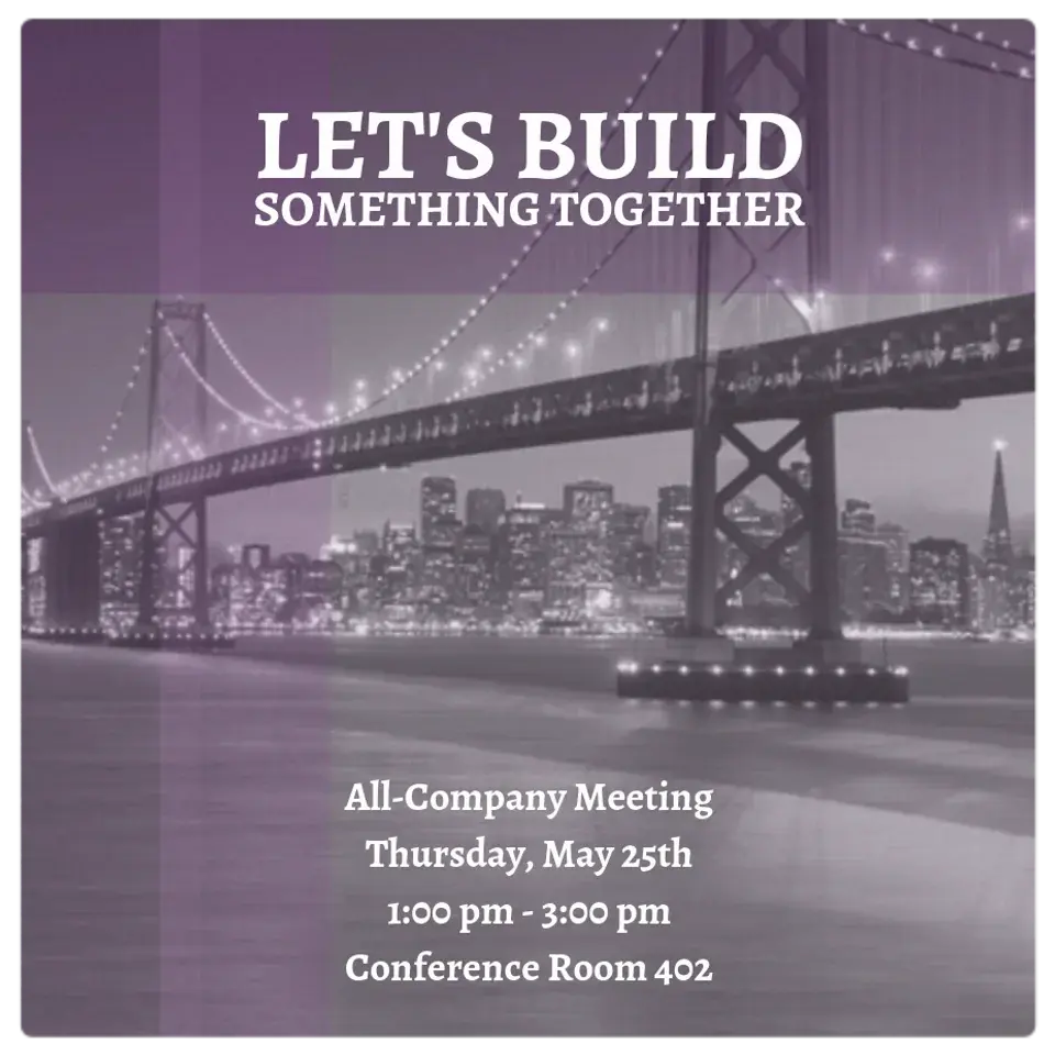 Building Bridges card