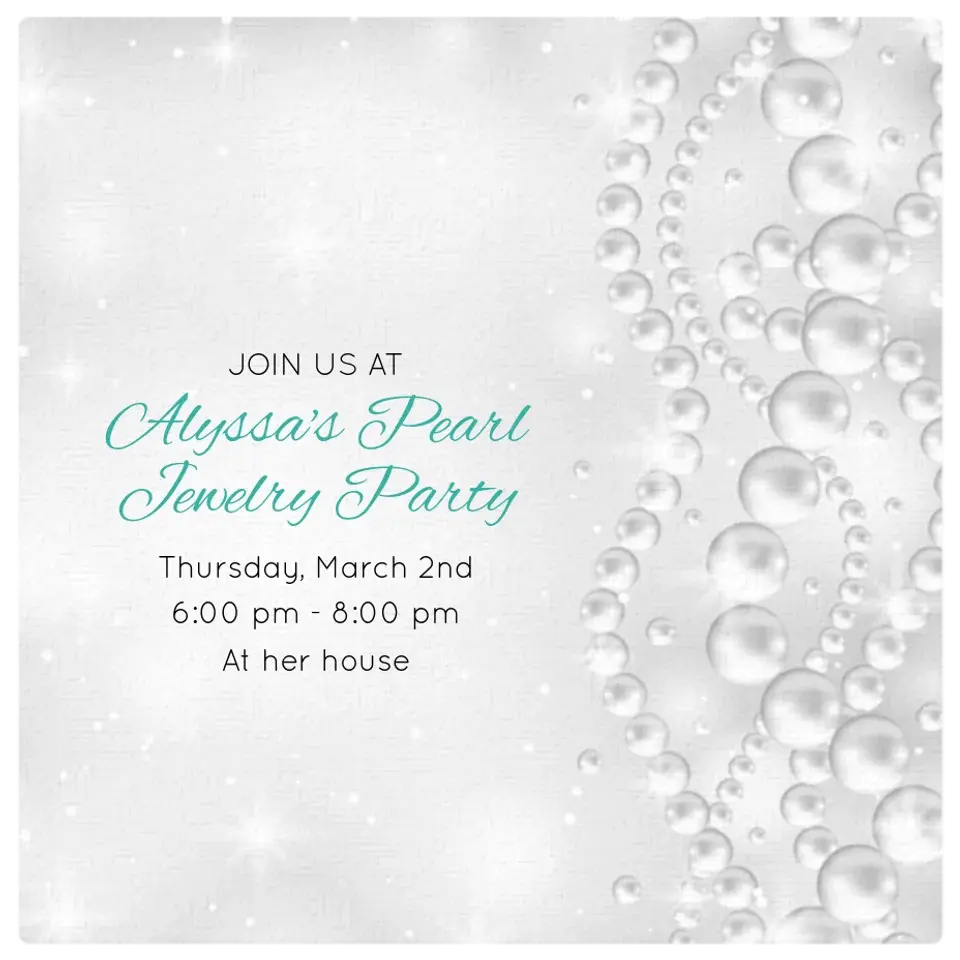 Pretty Pearls card