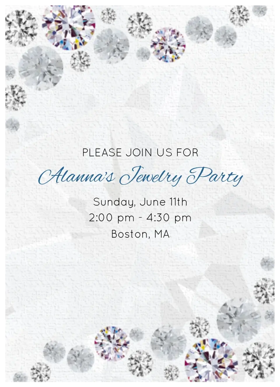 Sparkling Accents card