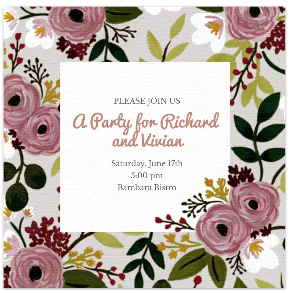 Antique Rose card image