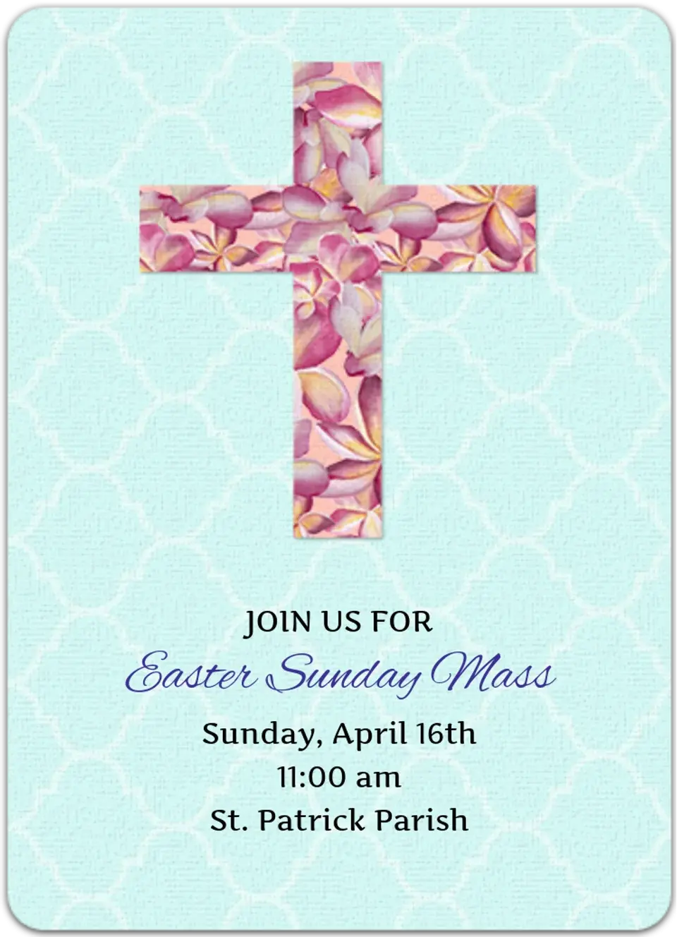 Easter Cross card