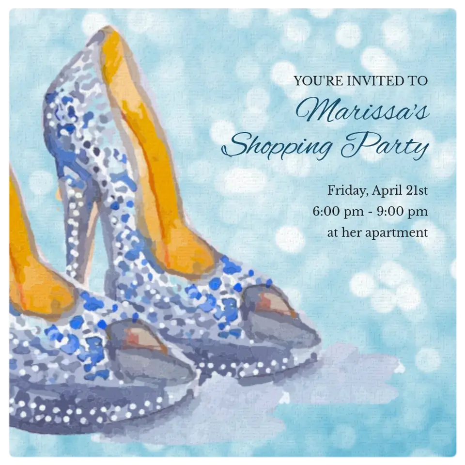 High Heel Fashion card