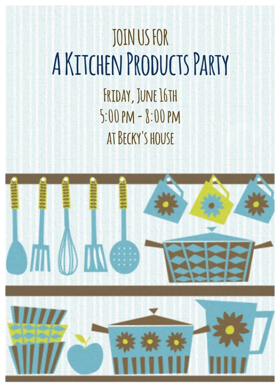 Kitchen Goods card