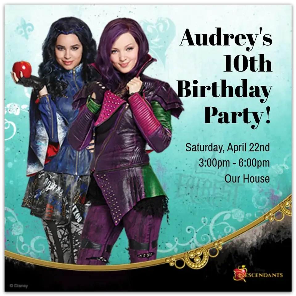 Descendants card