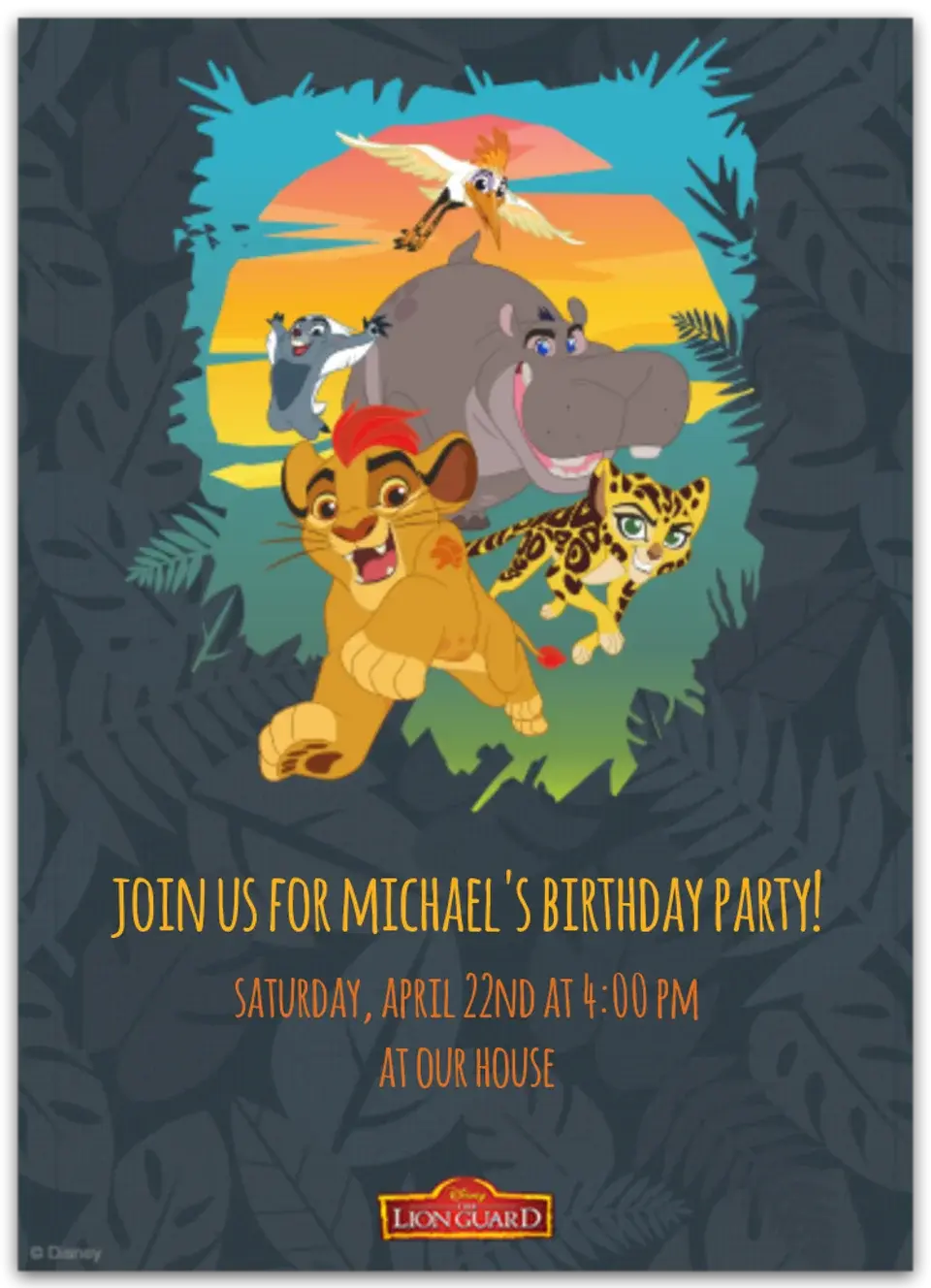 The Lion Guard card