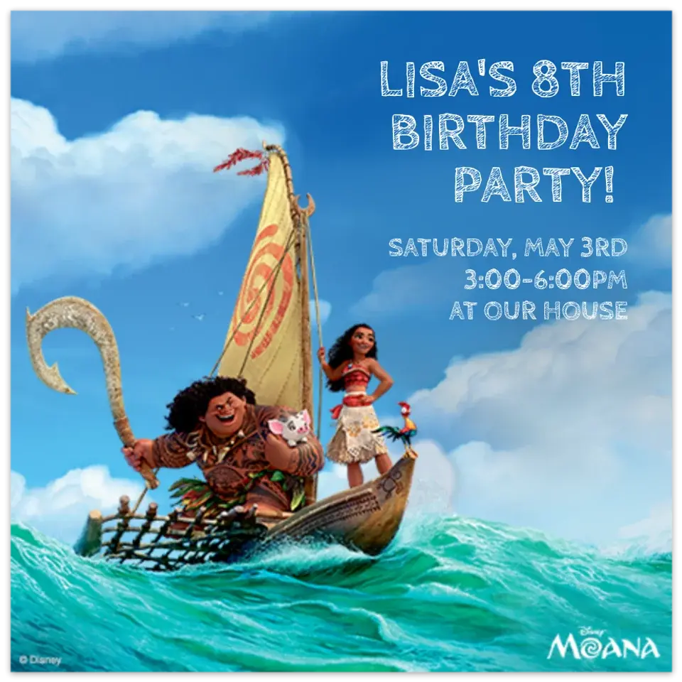 Moana card image
