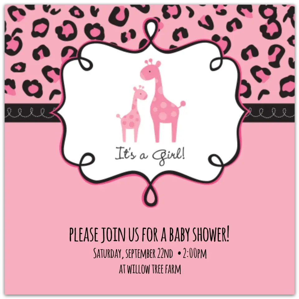 Safari Girl card