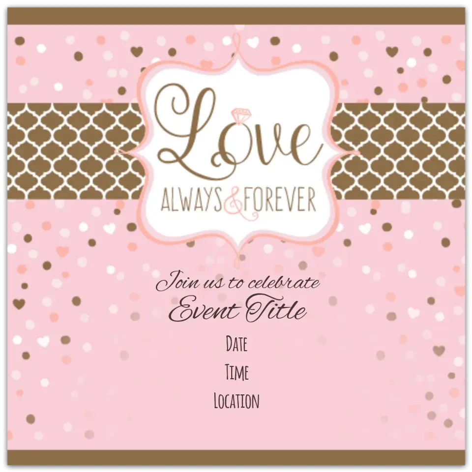 Sparkling Wedding card
