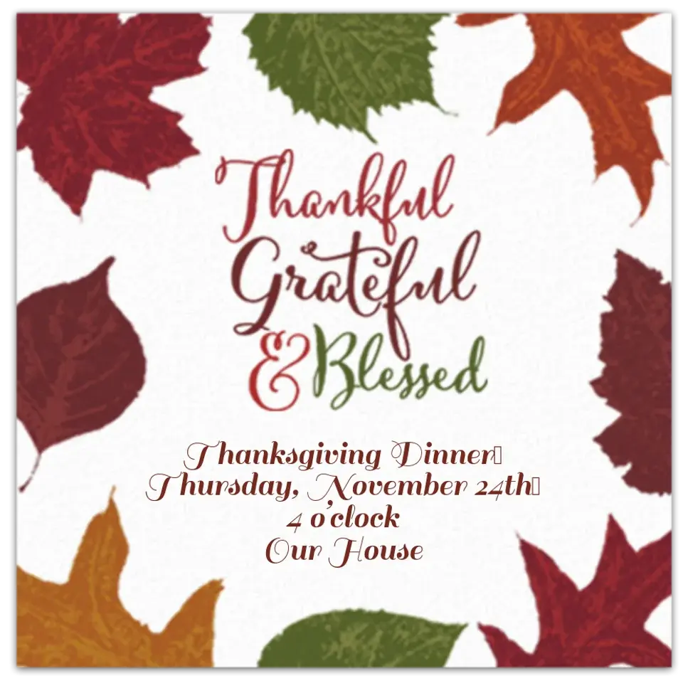 Autumn Tradition card