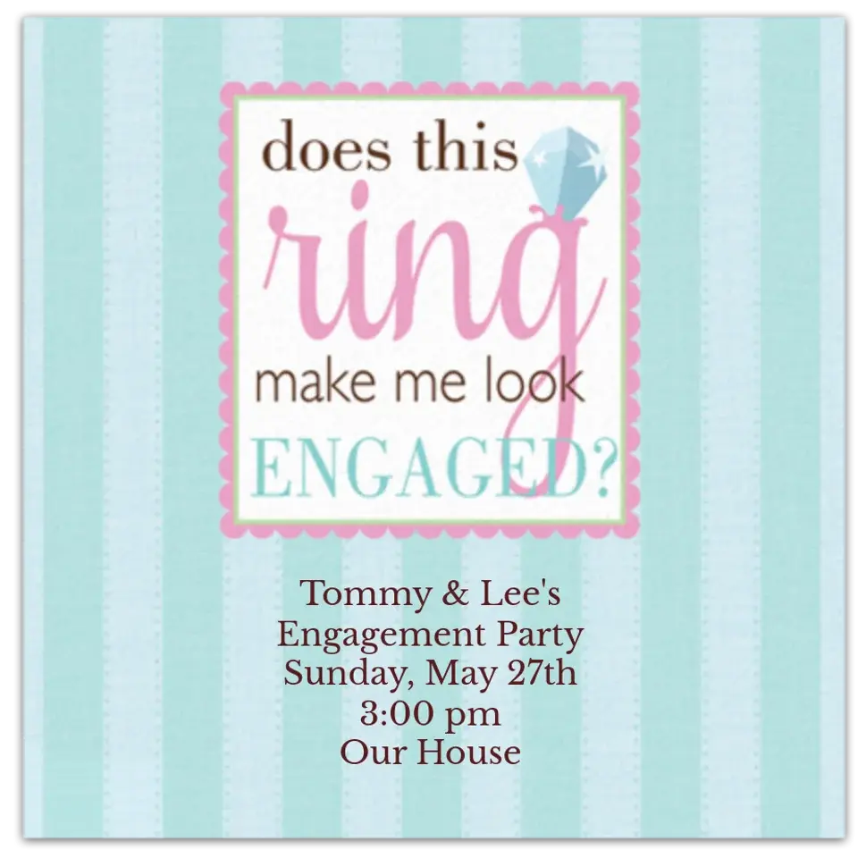 Something Blue Stripe card