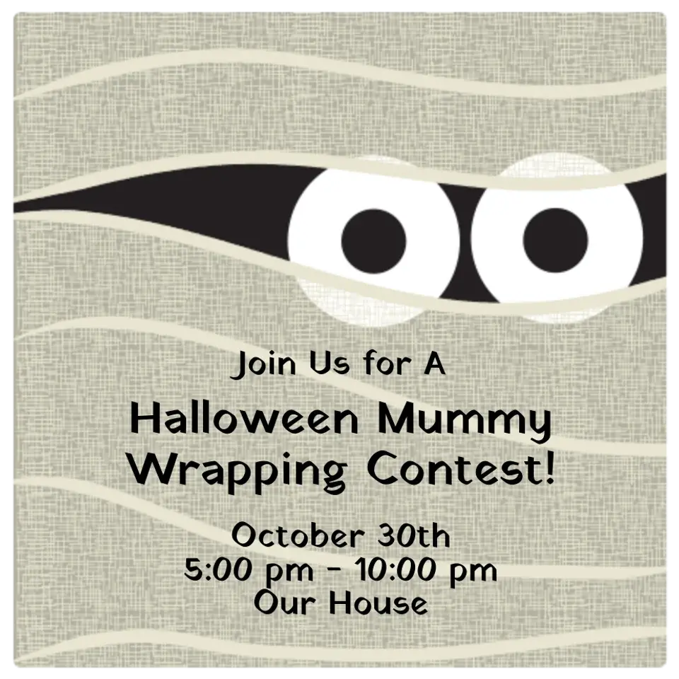 Mummy Wrap card