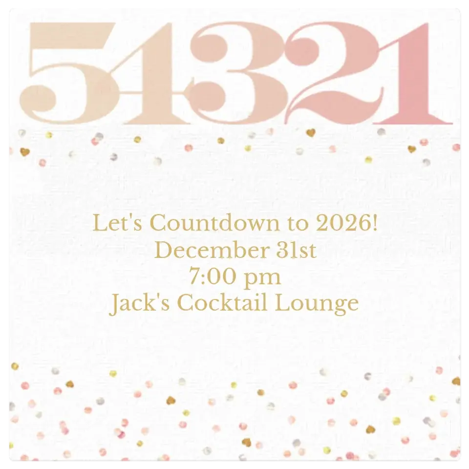 54321...Countdown card