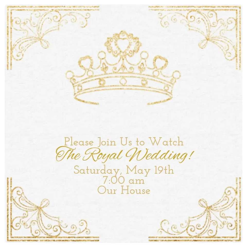 Princess Crown Royal card