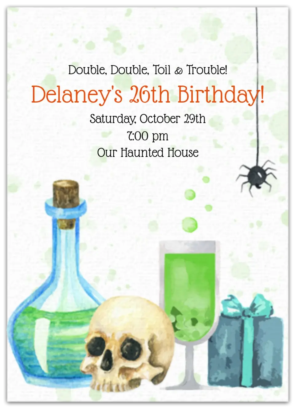 Potions Party card