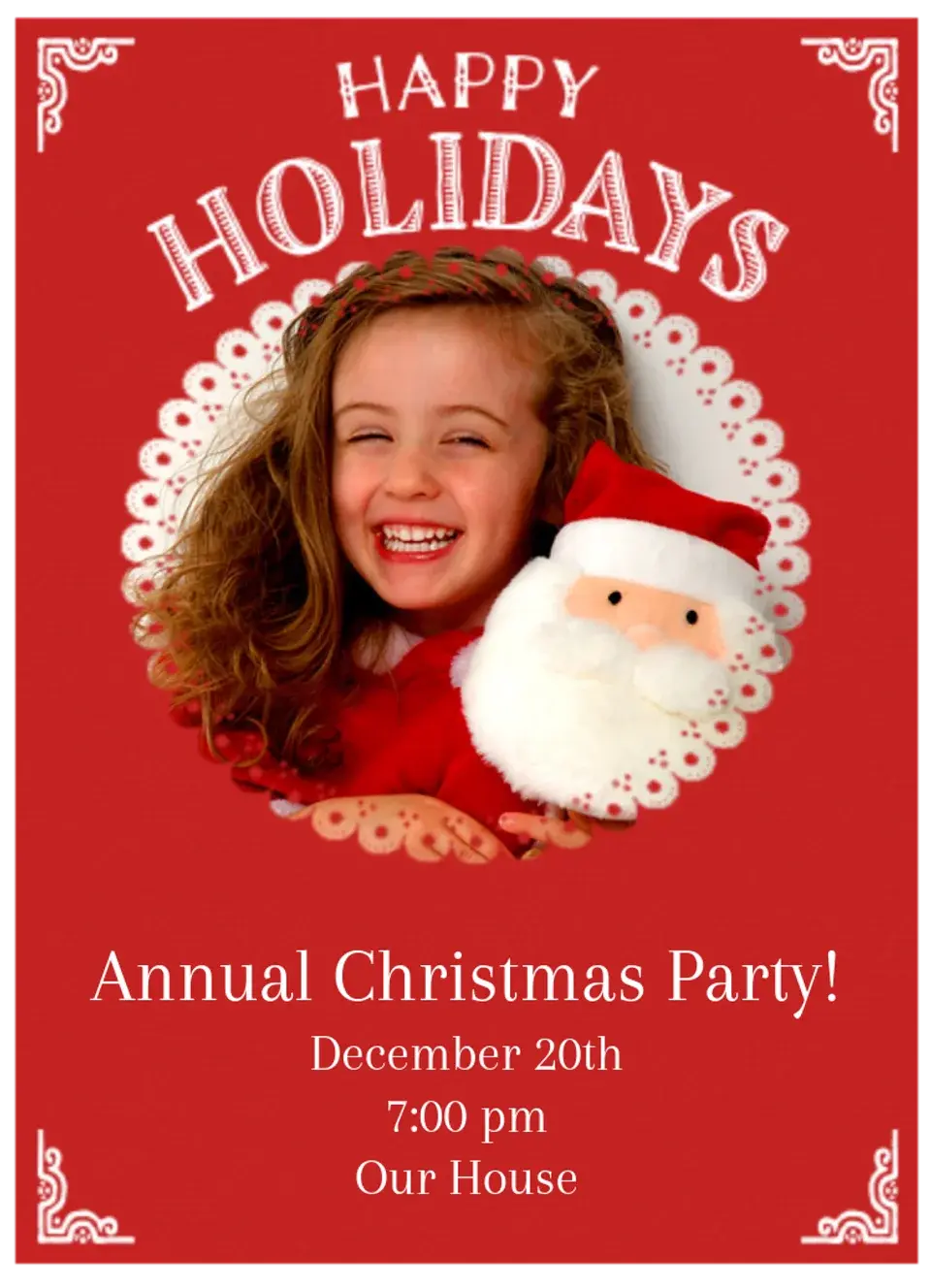 Happy Holidays Photo card image
