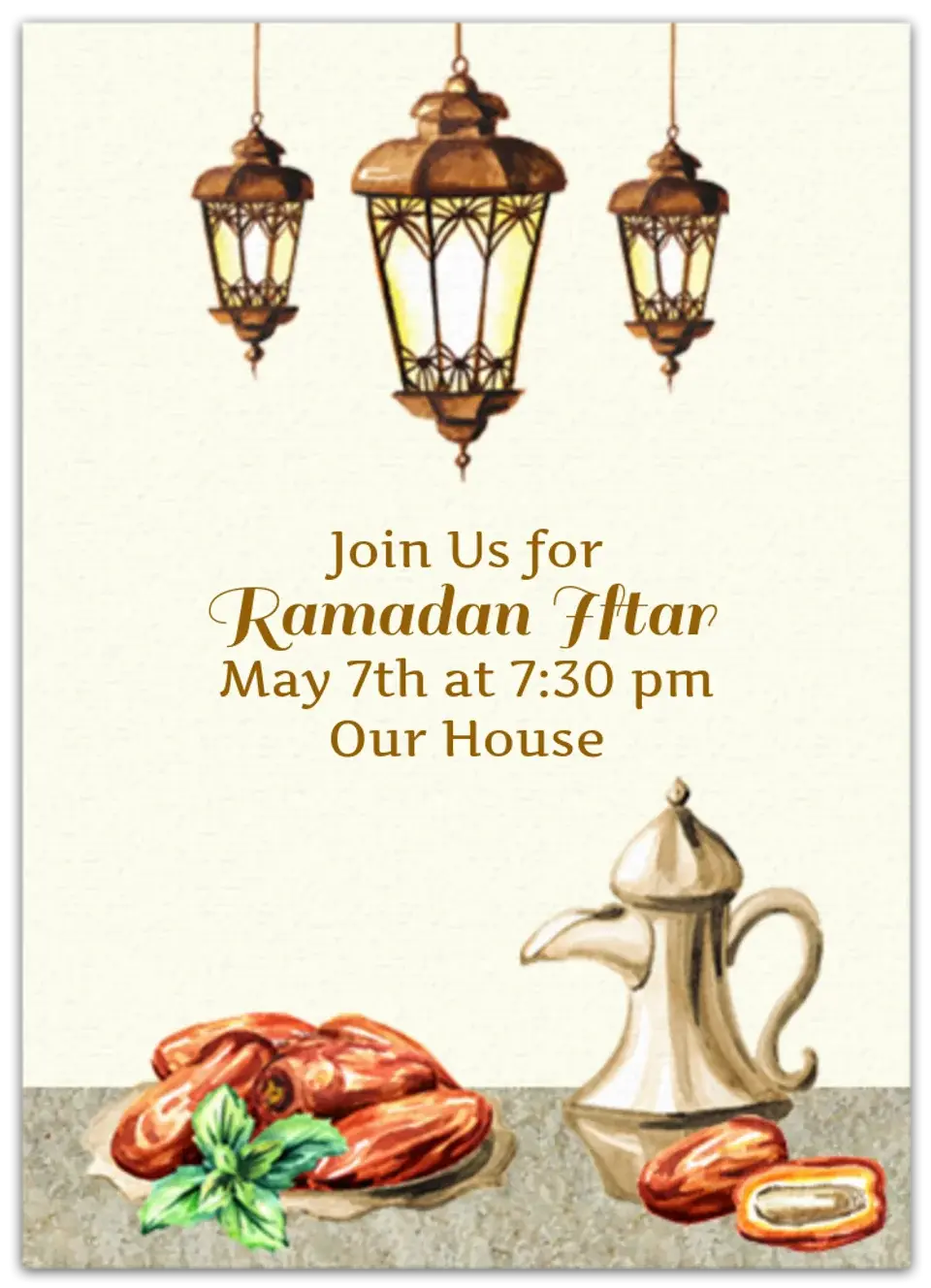 Ramadan Celebration card