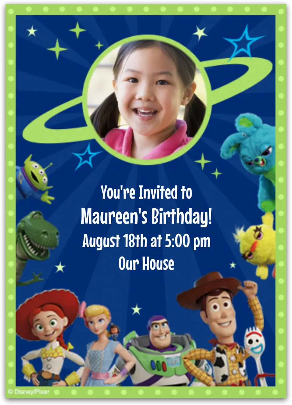 Toy Story 4 Photo card