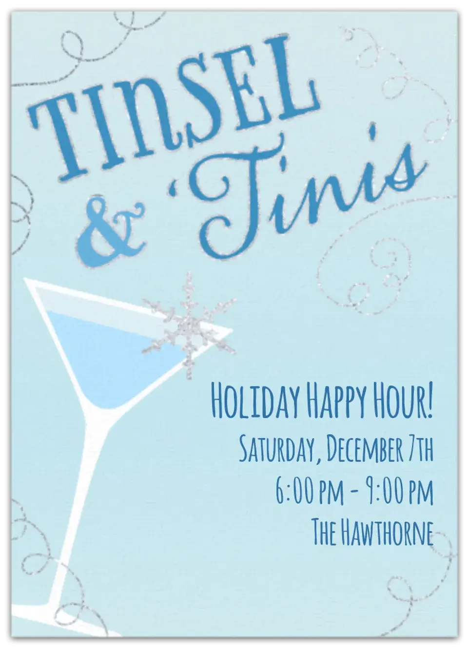 Dec 7 | Holiday Happy Hour card