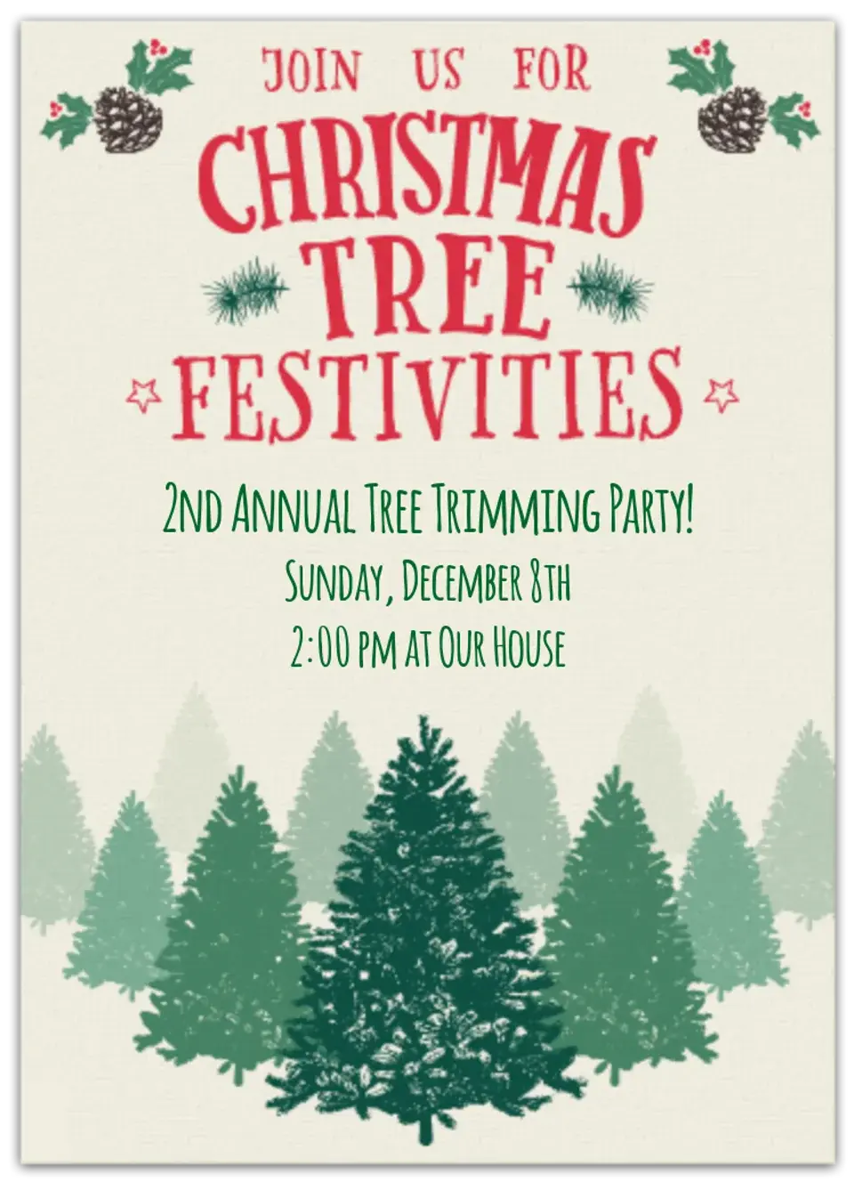 Dec 8 | National Christmas Tree Day card