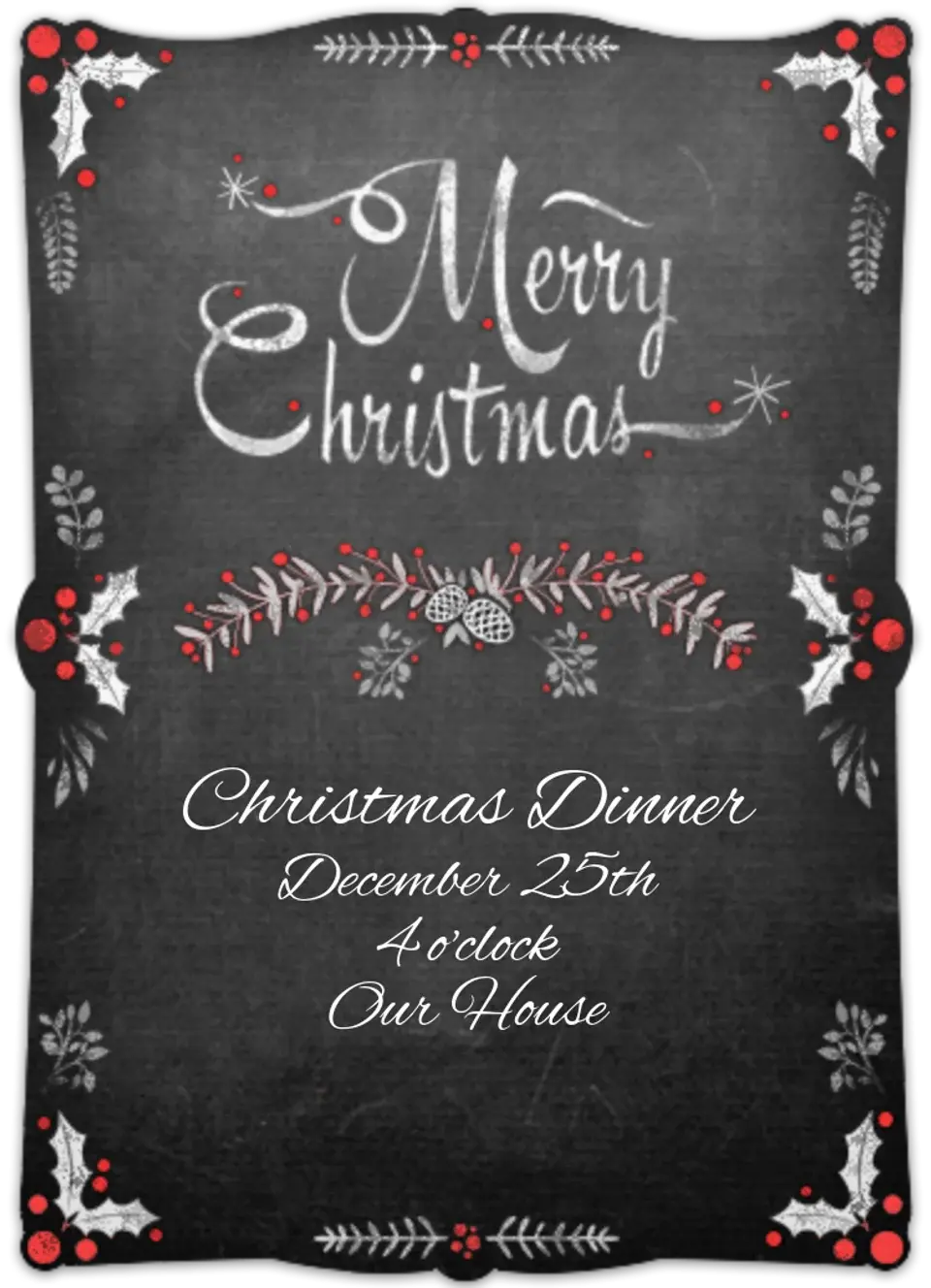 Dec 25 | Christmas card