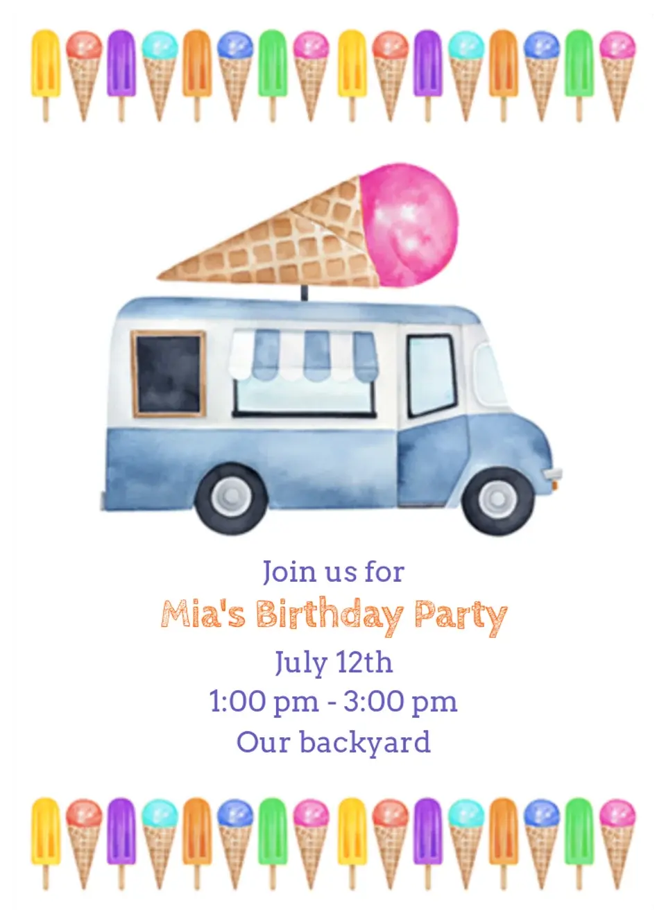 Ice Cream Truck card image