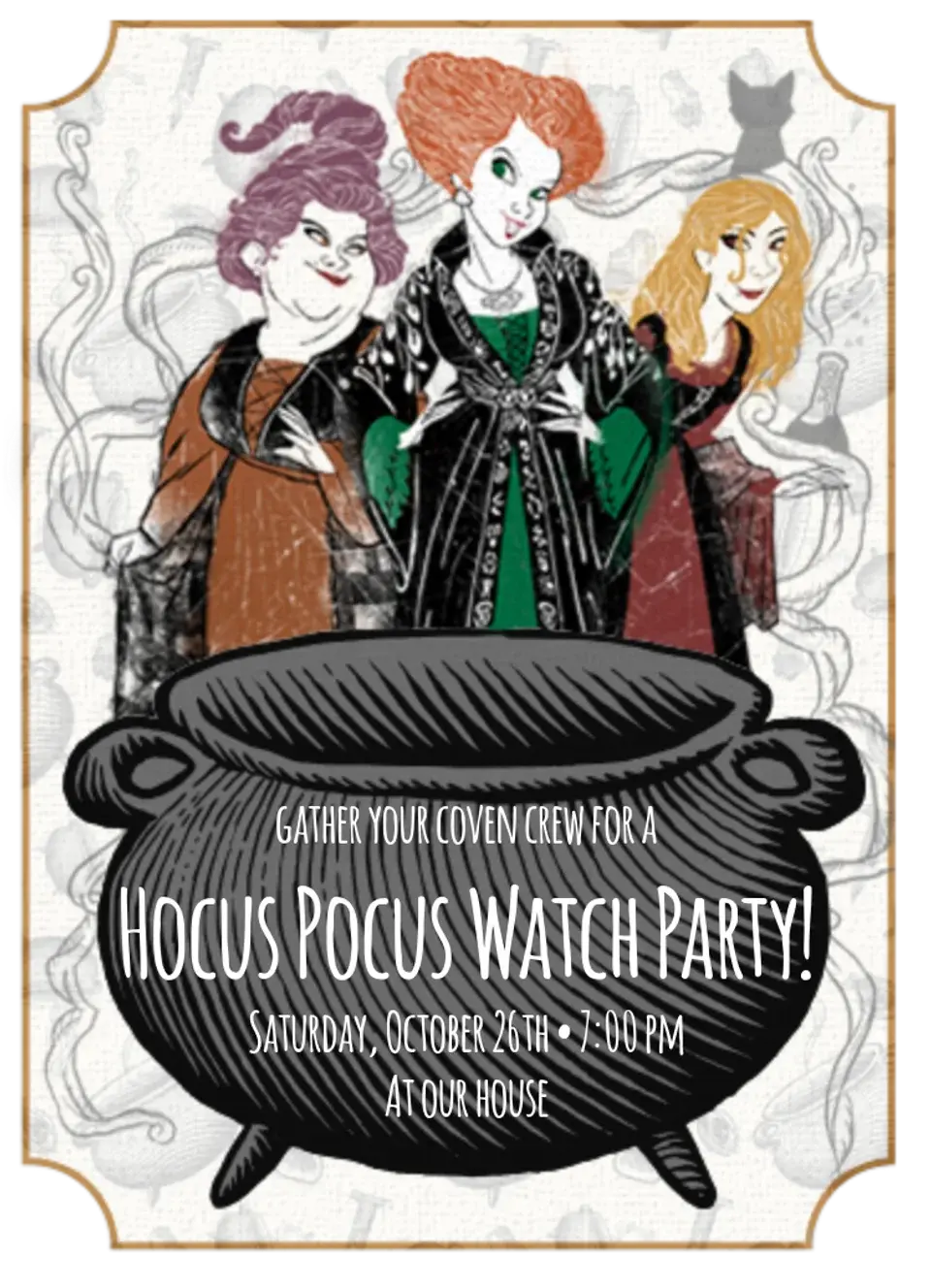 Hocus Pocus card