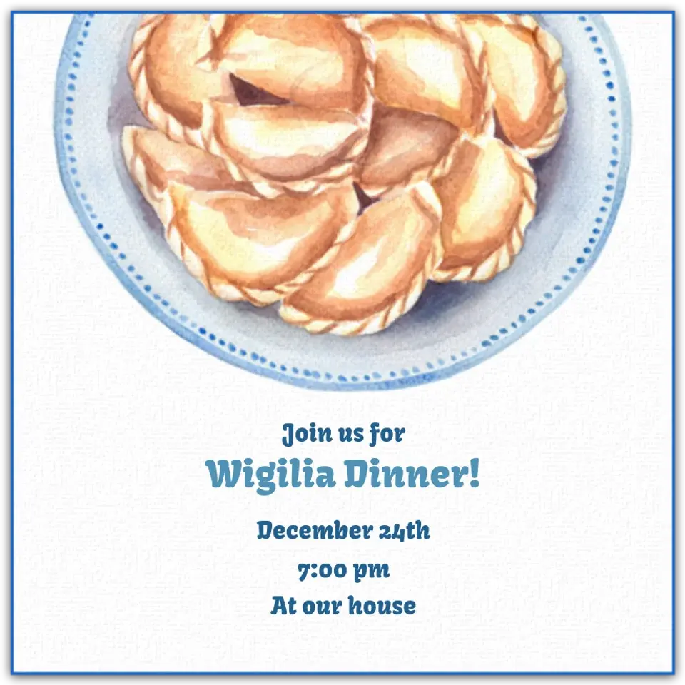 Wigilia card