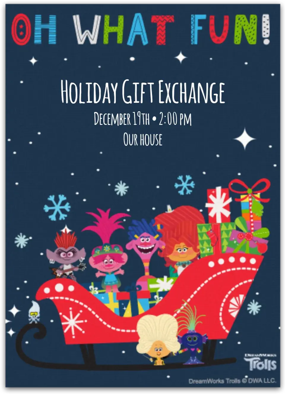 Trolls | Holiday card image