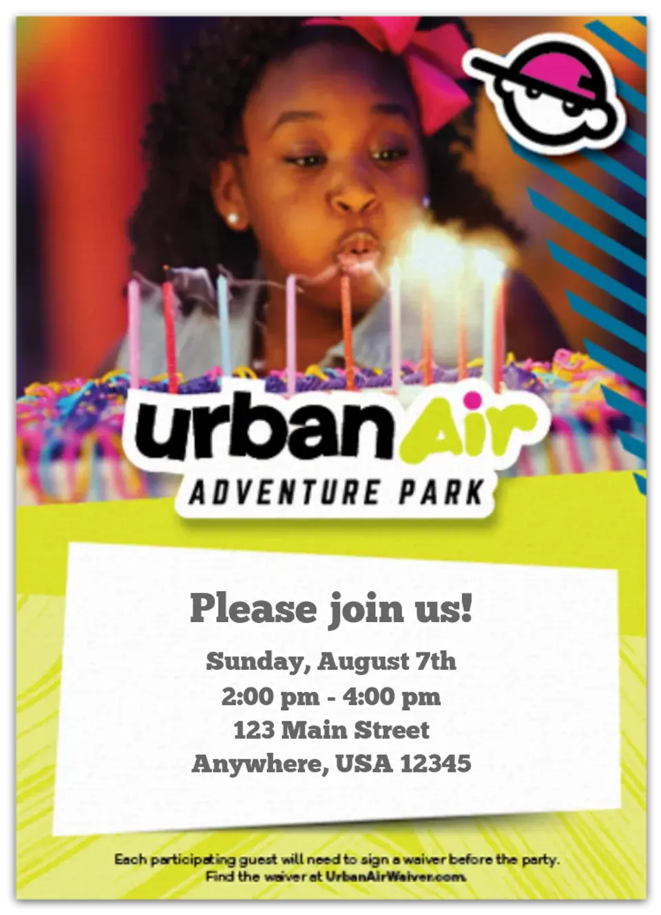 Urban Air Adventure Park | Birthday card
