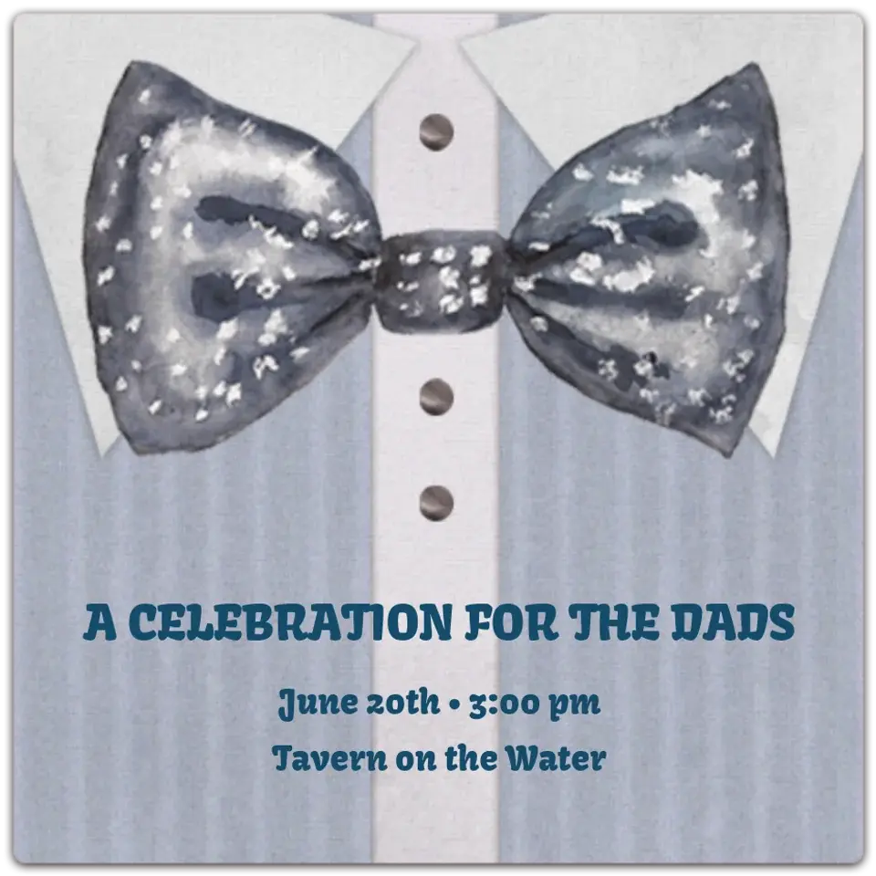 Father's Day Bow Tie card