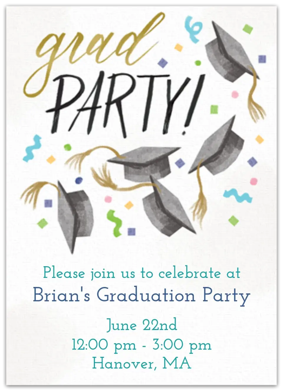 Grad Party card image