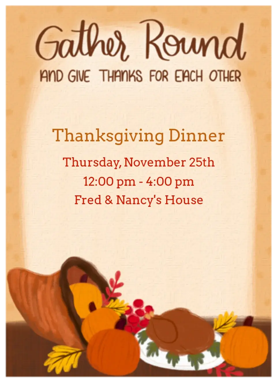 Gather Round card