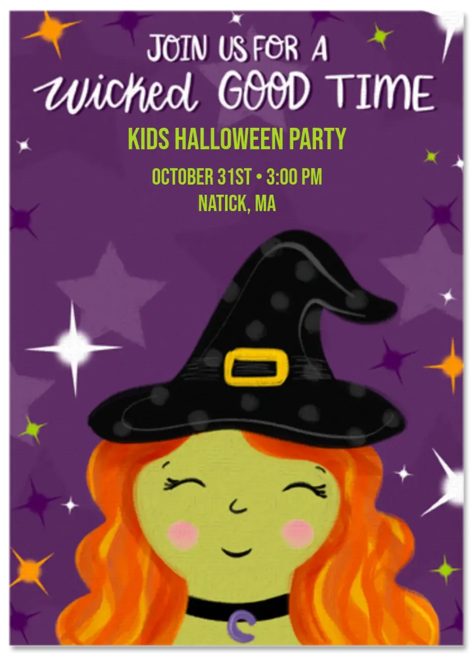 Wicked Good Time card