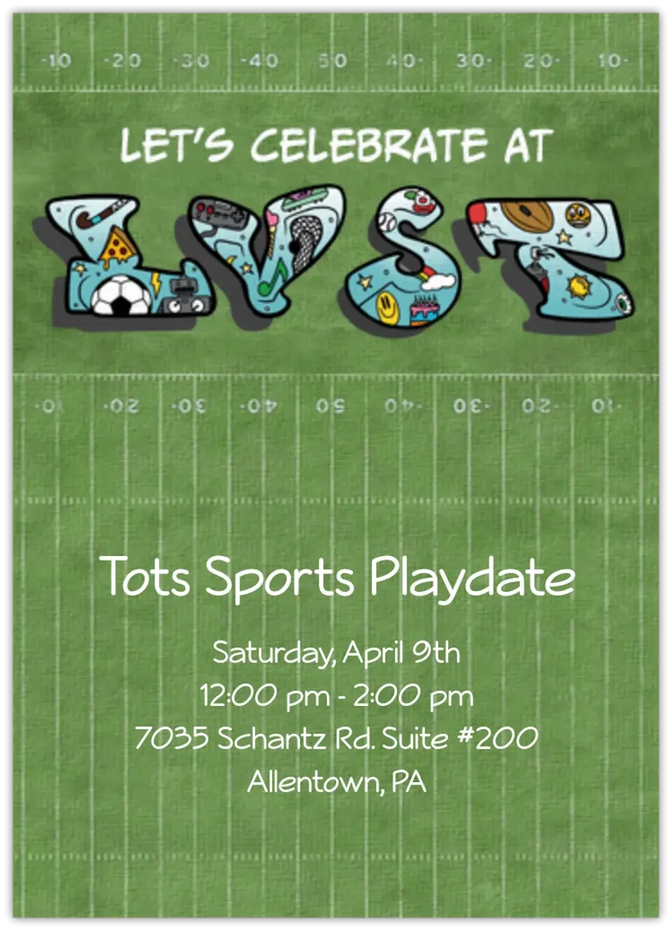 Lehigh Valley Sports Turf | Sports card