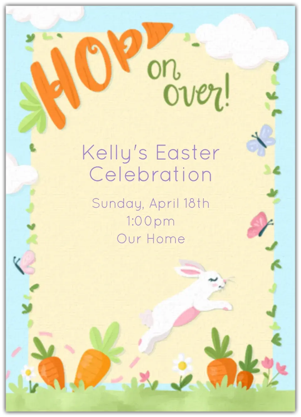 Hop On Over card