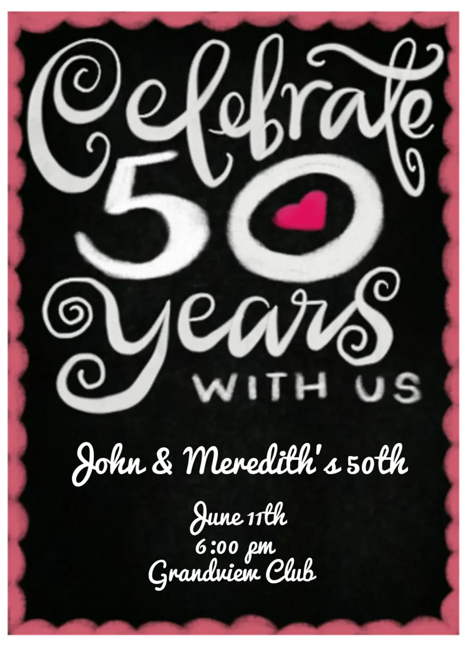 50th Anniversary card image