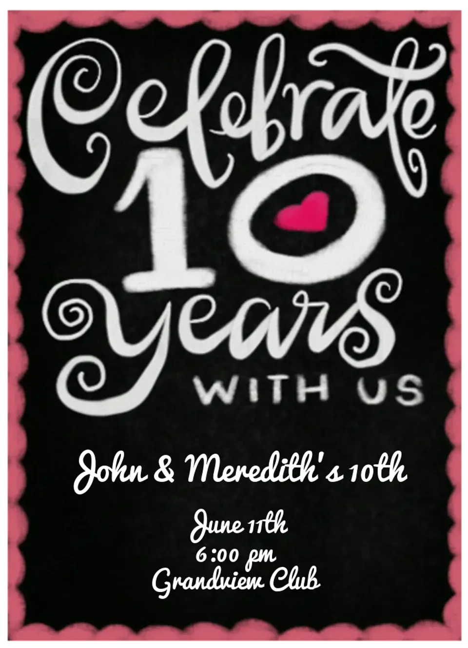 10th Anniversary  card image