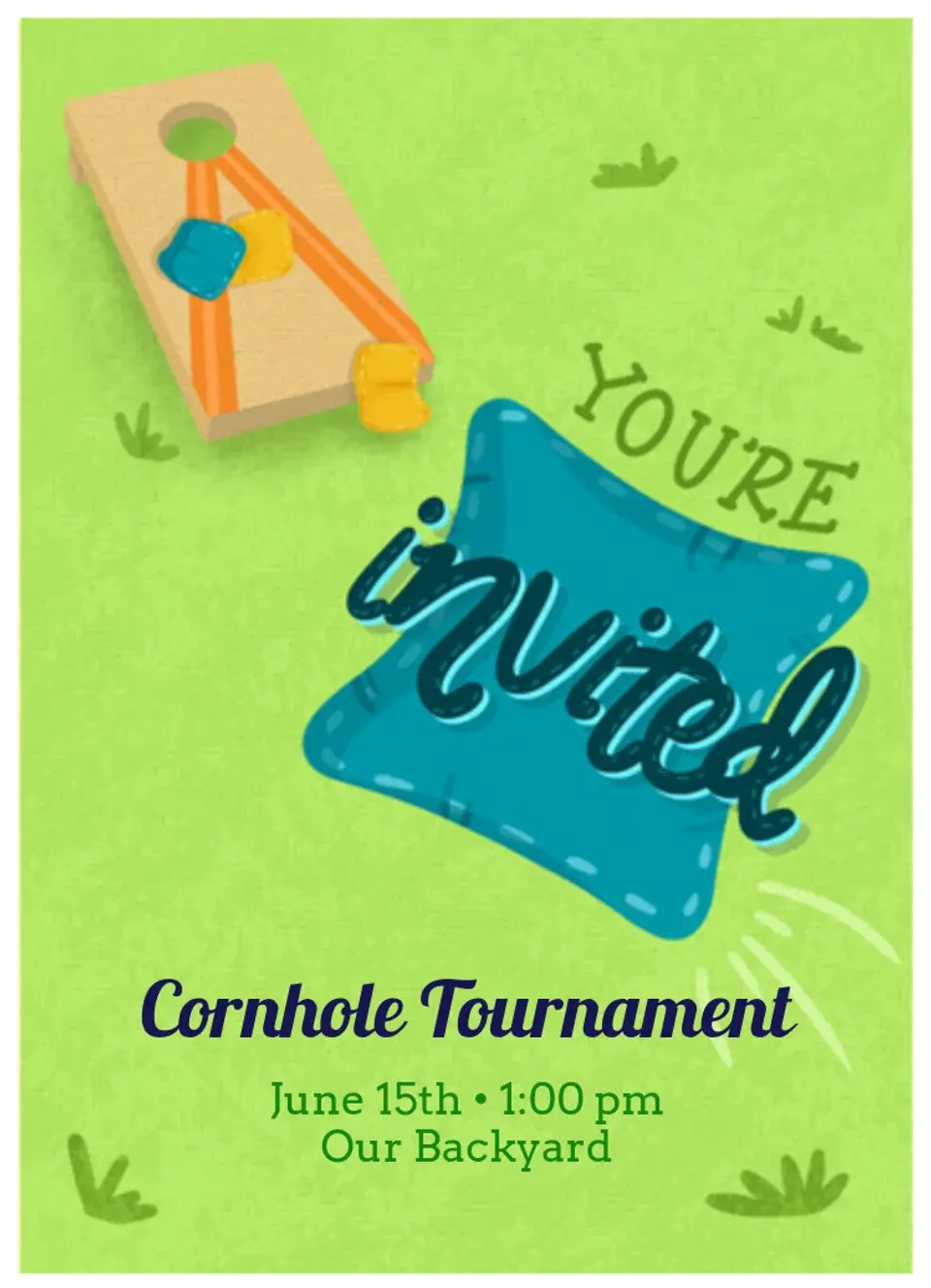 Bean Bag Toss card
