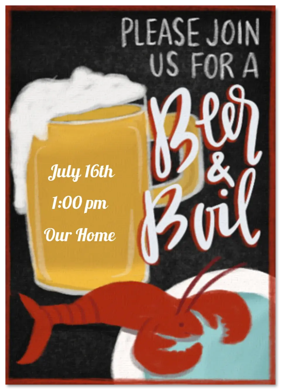 Beer and Boil card