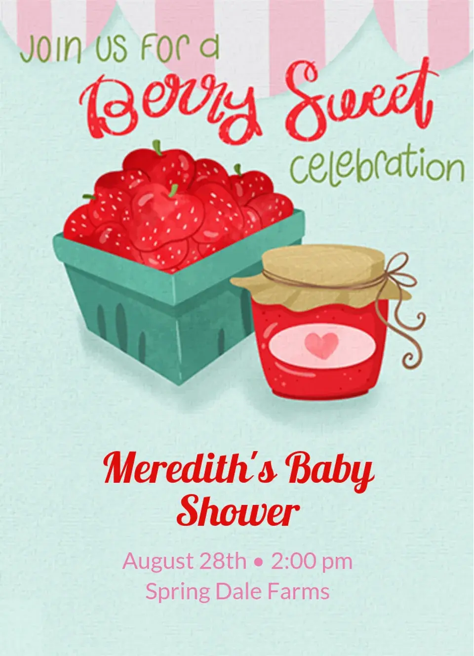 Berry Sweet card