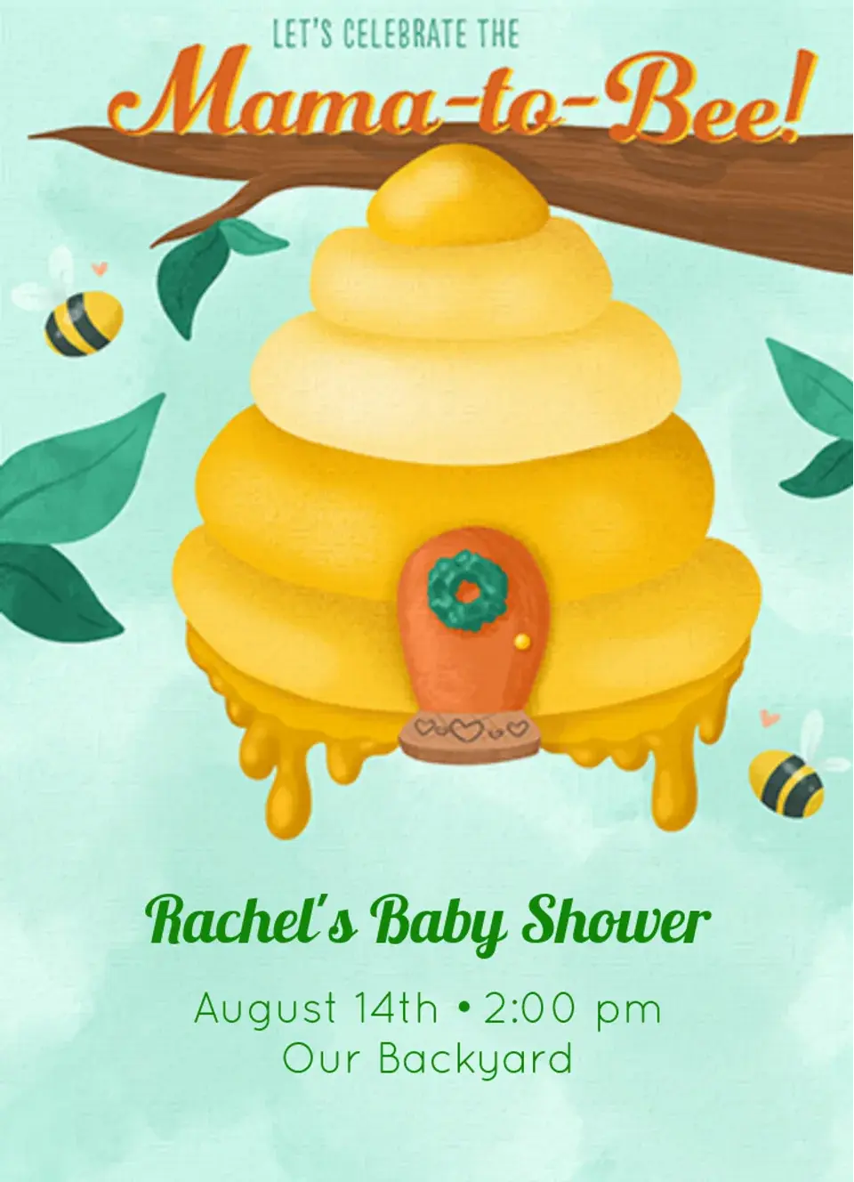 Mama-To-Bee card