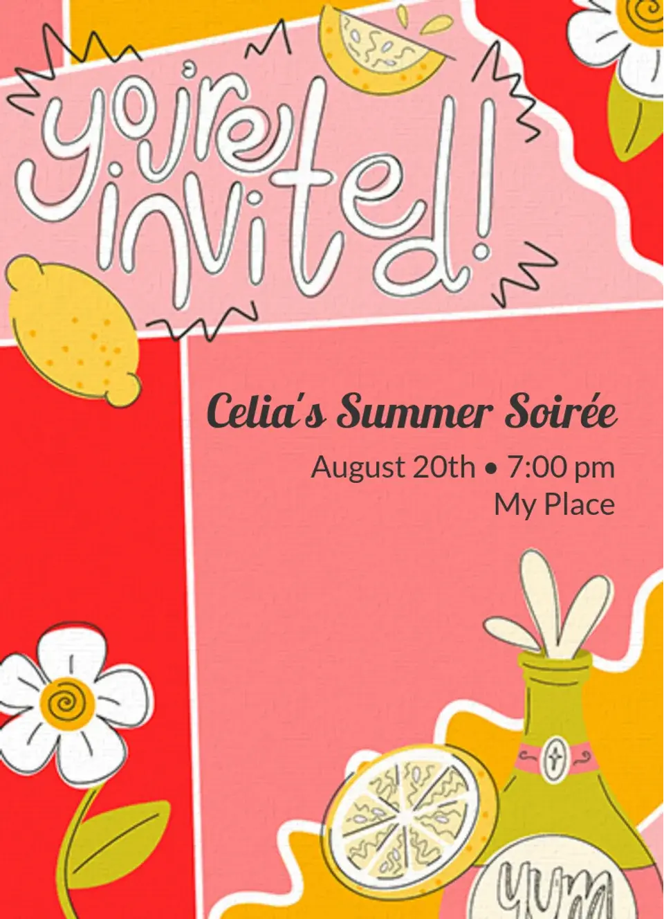 Summer Citrus card
