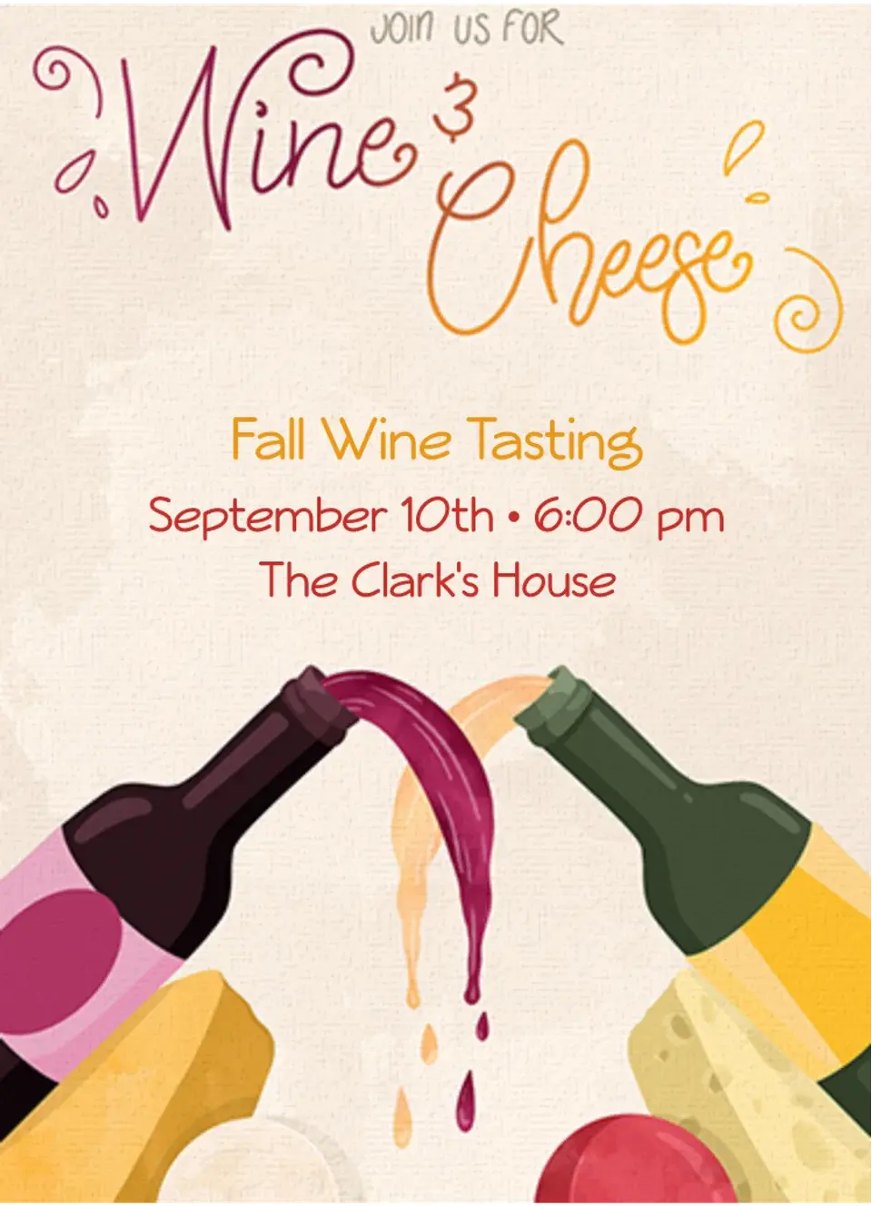 Wine & Cheese card